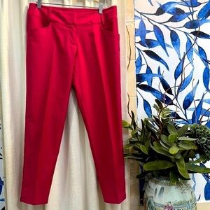 Women’s Hot Pink Adidas Polyester & Spandex Golf Pants Size 8
